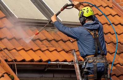 Démoussage et hydrofuge de toiture à Eymet